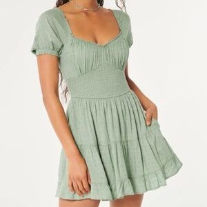 Hollister Smocked Waist Skort Dress